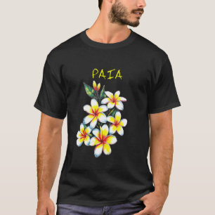 Paia Maui Hawaii Geurige Plumeria Bloemen Bloemen T-shirt