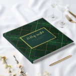 Paid Rustic Tartan Mariage Gold Foil<br><div class="desc">Clan Walsh livre d'or rouge et vert à damiers. Un cadeau idéal pour des anniversaires, des réunions de famille ou d'autres cadeaux spéciaux avec des amis et la famille. Célébrez toute la tradition écossaise avec ce livre d'or écossais cool. Ajoutez un nom en cliquant sur le bouton "Personnaliser" ci-dessus ou...</div>