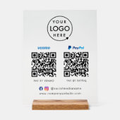Paiement de code QR | Logo Venmo Paypal Scan to Pa (Recto)