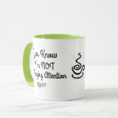 Paiement de la tasse de café d'attention (Devant gauche)