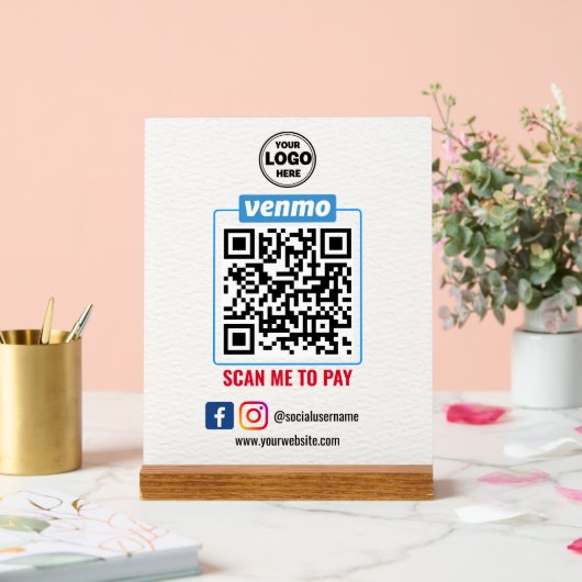 Paiement du code QR Venmo | Analyse de la masse po (Mariage)