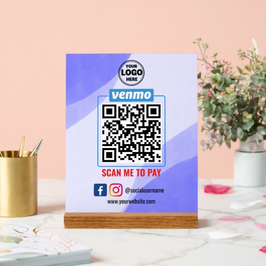 Paiement du code QR Venmo | Analyse de la masse po (Mariage)