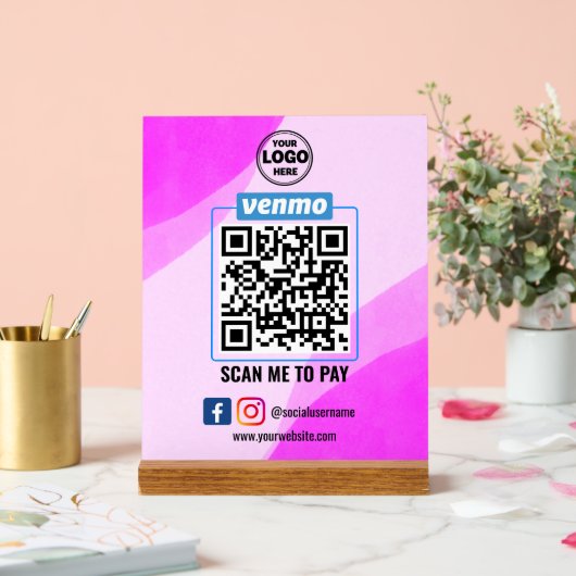 Paiement du code QR Venmo | Analyse de la masse po (Mariage)