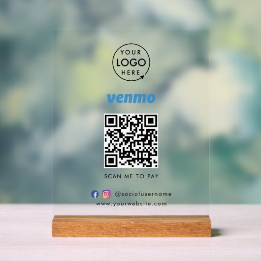 Paiement du code QR Venmo | Analyser pour payer le (Neutre)