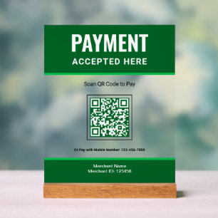 Paiement par code QR Green Scan pour les entrepris
