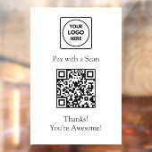 Paiement par code QR | Panneau d'affichage de logo (Feuille 2)