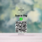 Paiement sans contact Code QR Logo d'entreprise Ac (Neutre)