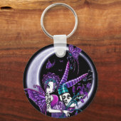 Paige Butterfly Moon Fairy Sleutelhanger (Voorkant)