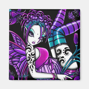 "Paige" Gothic Tattoo Fairy Art Magnet Magneet