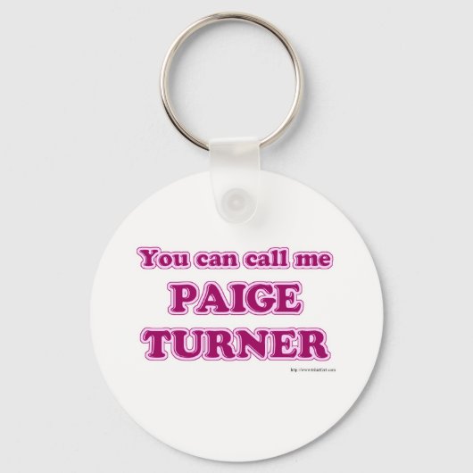 Paige Turner Sleutelhanger (Voorkant)