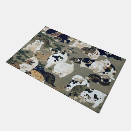 Paillasson 百 犬 図, 伊 藤 冲 Cent Chiens, Itō Jakuchu (Incliné)