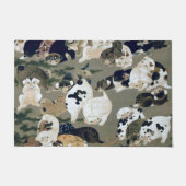 Paillasson 百 犬 図, 伊 藤 冲 Cent Chiens, Itō Jakuchu (Devant)