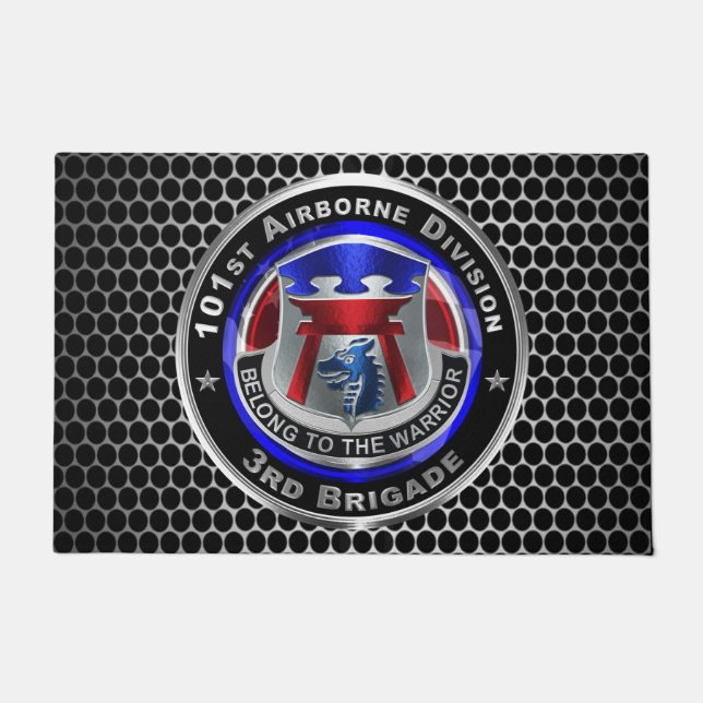 Paillasson 101e division aéroportée 3e brigade "RAKKASANS" (Devant)