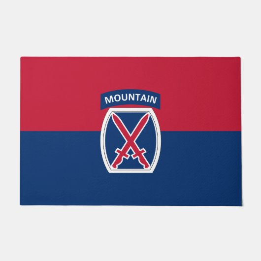 Paillasson 10e division de montagne (Devant)