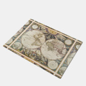 Paillasson 1702 une nouvelle carte du monde (Incliné)