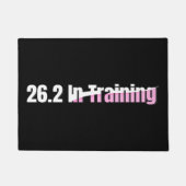 Paillasson 26.2 en entraînement - Marathon de filles (Devant)