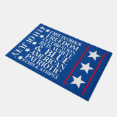Paillasson 4 juillet patriotique (Incliné)