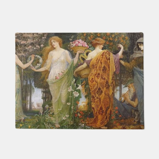 Paillasson 4 Saisons Par Walter Crane (Devant)