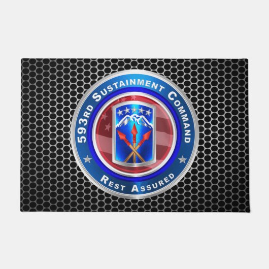 Paillasson 593e Commandement du développement durable (Devant)