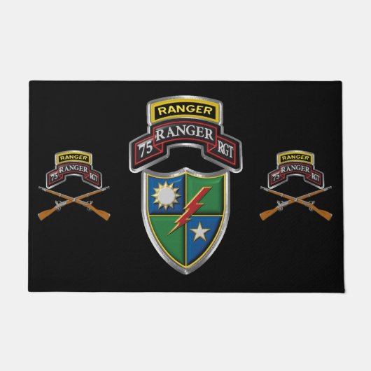 Paillasson 75e régiment de rangers (Devant)
