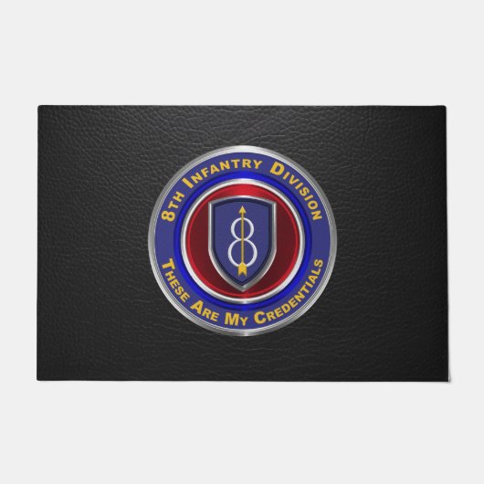 Paillasson 8e division d'infanterie (Devant)