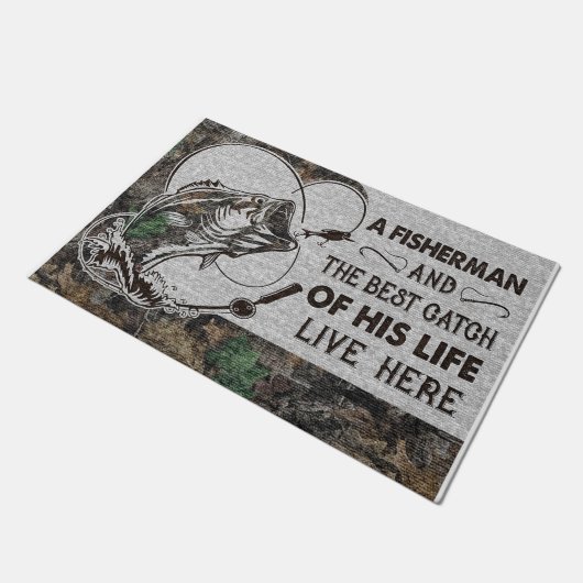 Paillasson A Fisherman And The Best Catch of His Life (Incliné)