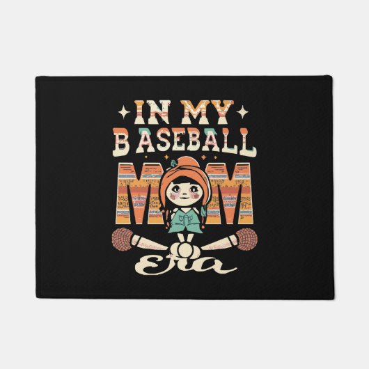 Paillasson À l'ère de ma mère de baseball (Devant)