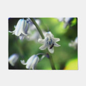 Paillasson Abeille sur Bluebell Flower Close Up (Devant)