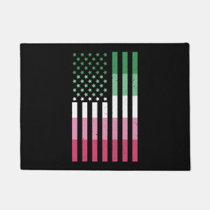 Paillasson Abrosexuel USA Drapeau LGBT Cadeau Abrosexuel