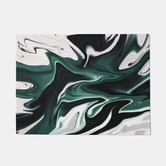 Paillasson Abstract elegant fluide marble liquide (Devant)