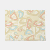 Paillasson Abstract moderne de géométrie des shapes pastel re (Devant)