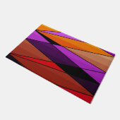 Paillasson Abstract moderne geometric shapes triorange (Incliné)