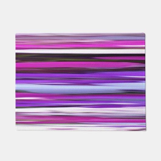 Paillasson Abstrait #2 : Flou pourpre (Devant)