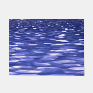 Paillasson Abstrait #3 : Bleu shimmer