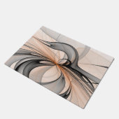 Paillasson Abstrait Anthracite Grey Sienna Art moderne fracta (Incliné)