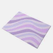 Paillasson Abstrait bleu violet Super Motif liquide à bande (Incliné)