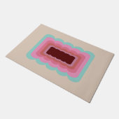 Paillasson Abstrait Wavy vintage (Incliné)