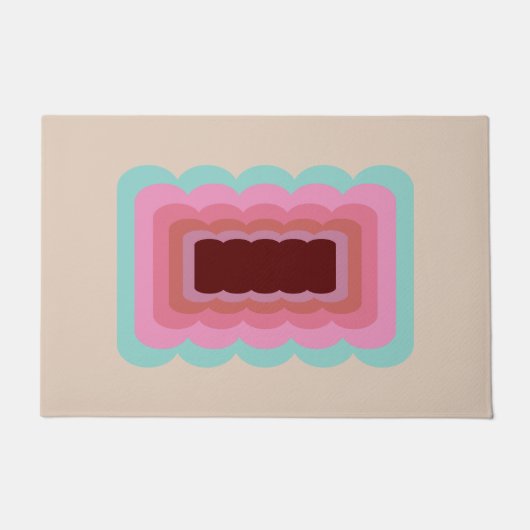 Paillasson Abstrait Wavy vintage (Devant)