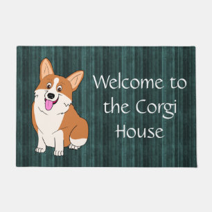 Paillasson Accueil à la Chambre potelée de corgi