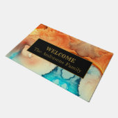 Paillasson Accueil Abstrait et coloré moderne (Incliné)