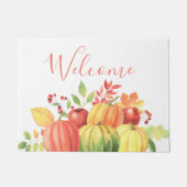 Paillasson Accueil Automne Citrouille (Devant)