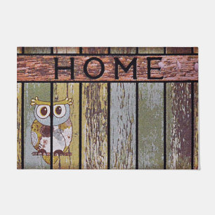 Paillasson Accueil Cute Owl Mat, Cadeau Amoureux des animaux