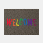 Paillasson Accueil d'arc-en-ciel (Devant)