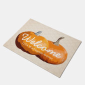 Paillasson Accueil de citrouilles de récolte de pays - (Incliné)