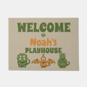 Paillasson Accueil de la Playhouse de Dinosaur (Devant)