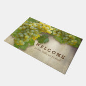 Paillasson Accueil Décor sur mesure Élégant Vin de Vignoble (Incliné)