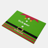 Paillasson Accueil d'Elf de Noël (Incliné)