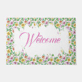 Paillasson Accueil fleuri printemps (Devant)