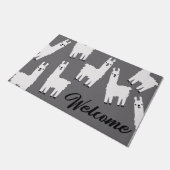 Paillasson Accueil Llama Décor, Drôle Animal Doormat (Incliné)