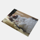 Paillasson Accueil mignon de sommeil Spiegeland de chat (Incliné)